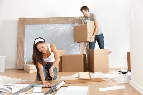Packing supplies and organised moving boxes for Abbeywood home moves
