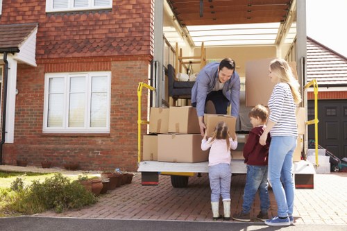 Same day removals team handling a local move in Abbeywood