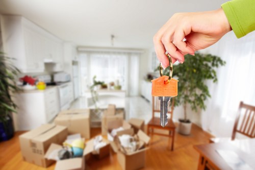 Local removal service support for a flat or office move in Abbeywood