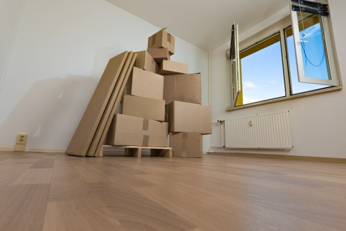 Customer booking a removal service and confirming job details