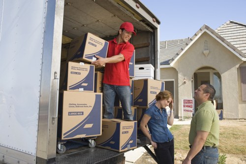 Checklist and boxes prepared for a local home move
