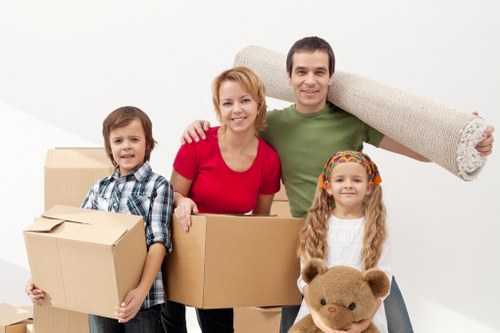 Protective handling of bulky furniture during a move in Abbeywood