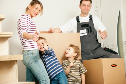 Moving desks and equipment from one Abbeywood office to another